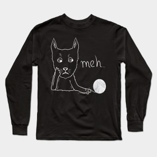 Meh cat Long Sleeve T-Shirt